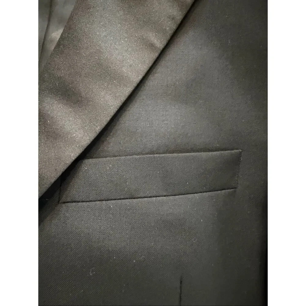 Matarazzi Uomo Tuxedo Suit Set Marzotto Italy Wool Cashmere Milano Fit 42R 36W